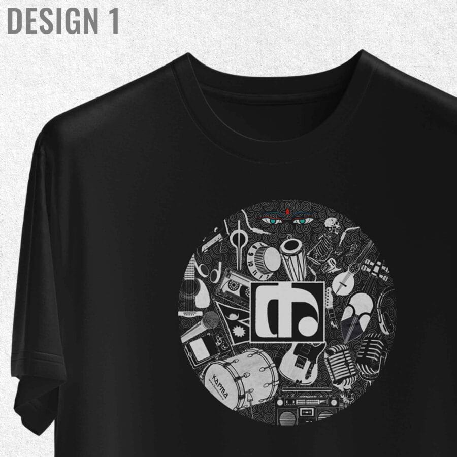 T-shirt Karma - Large, Design 1